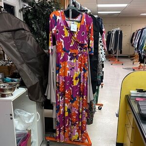 Colorful Floral Maxi Dress